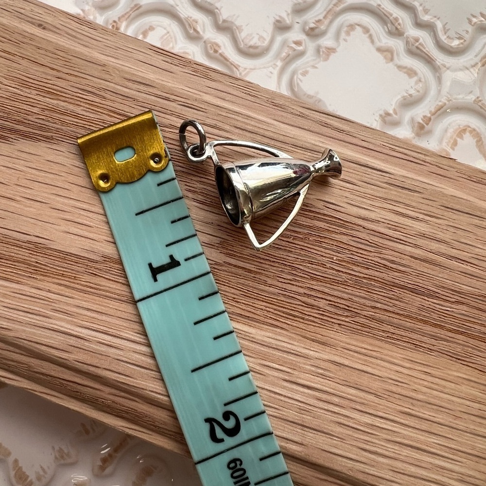 Sterling Silver Trophy Cup Charm Pendant 925 - Picture 7 of 9